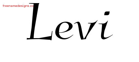 Elegant Name Tattoo Designs Levi Download Free