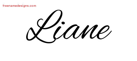 Cursive Name Tattoo Designs Liane Download Free