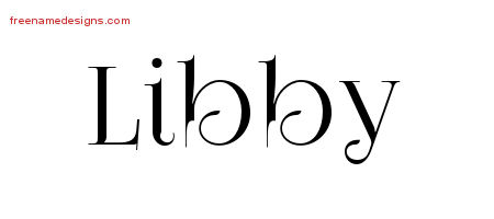 Vintage Name Tattoo Designs Libby Free Download