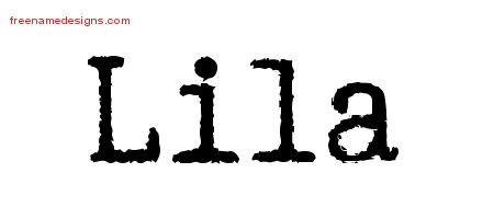 Typewriter Name Tattoo Designs Lila Free Download