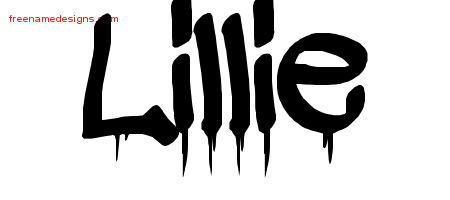 Graffiti Name Tattoo Designs Lillie Free Lettering
