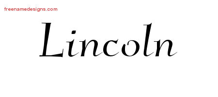 Elegant Name Tattoo Designs Lincoln Download Free