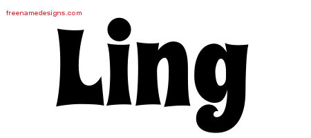 Groovy Name Tattoo Designs Ling Free Lettering