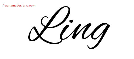 Cursive Name Tattoo Designs Ling Download Free