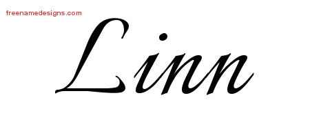 Calligraphic Name Tattoo Designs Linn Download Free