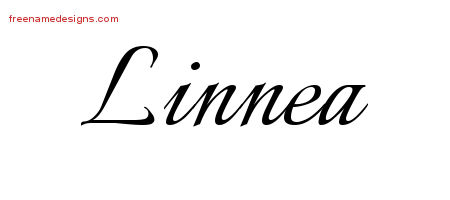 Calligraphic Name Tattoo Designs Linnea Download Free