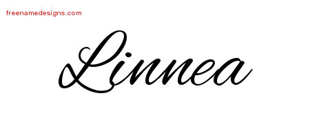 Cursive Name Tattoo Designs Linnea Download Free
