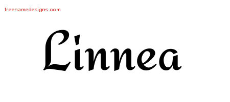 Calligraphic Stylish Name Tattoo Designs Linnea Download Free