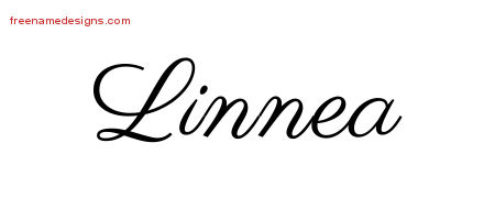 Classic Name Tattoo Designs Linnea Graphic Download