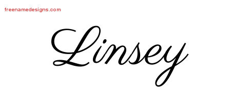 Classic Name Tattoo Designs Linsey Graphic Download