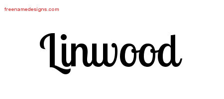 Handwritten Name Tattoo Designs Linwood Free Printout