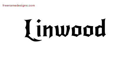 Gothic Name Tattoo Designs Linwood Download Free
