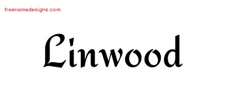 Calligraphic Stylish Name Tattoo Designs Linwood Free Graphic