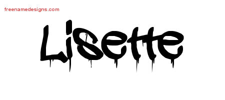Graffiti Name Tattoo Designs Lisette Free Lettering