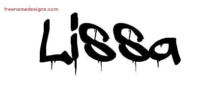 Graffiti Name Tattoo Designs Lissa Free Lettering