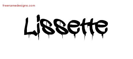 Graffiti Name Tattoo Designs Lissette Free Lettering