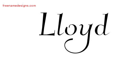 Elegant Name Tattoo Designs Lloyd Download Free