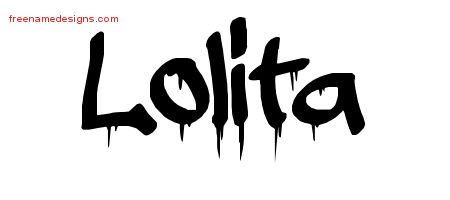 Graffiti Name Tattoo Designs Lolita Free Lettering