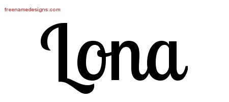 Handwritten Name Tattoo Designs Lona Free Download