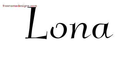 Elegant Name Tattoo Designs Lona Free Graphic