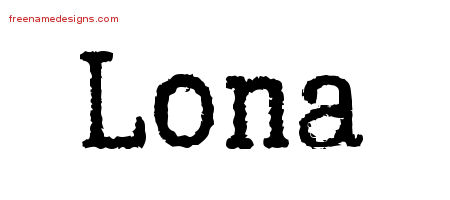 Typewriter Name Tattoo Designs Lona Free Download