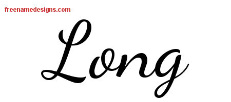 Lively Script Name Tattoo Designs Long Free Download