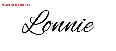 Cursive Name Tattoo Designs Lonnie Download Free
