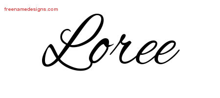 Cursive Name Tattoo Designs Loree Download Free