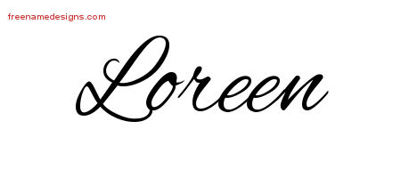 Cursive Name Tattoo Designs Loreen Download Free