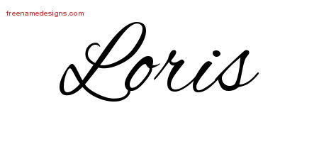 Cursive Name Tattoo Designs Loris Download Free