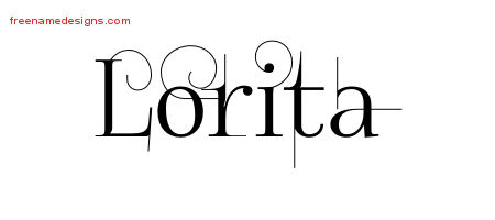 Decorated Name Tattoo Designs Lorita Free