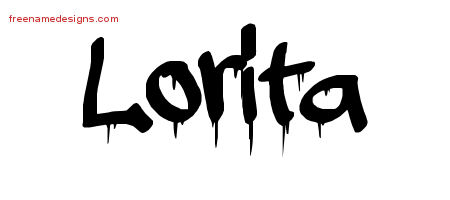 Graffiti Name Tattoo Designs Lorita Free Lettering