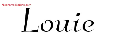 Elegant Name Tattoo Designs Louie Download Free