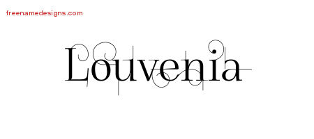 Decorated Name Tattoo Designs Louvenia Free