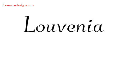 Elegant Name Tattoo Designs Louvenia Free Graphic