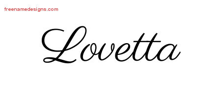 Classic Name Tattoo Designs Lovetta Graphic Download