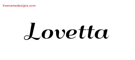Art Deco Name Tattoo Designs Lovetta Printable