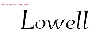 Elegant Name Tattoo Designs Lowell Download Free