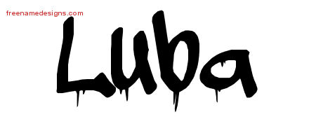 Graffiti Name Tattoo Designs Luba Free Lettering