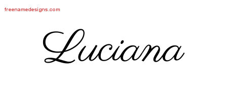 luciana Archives - Free Name Designs