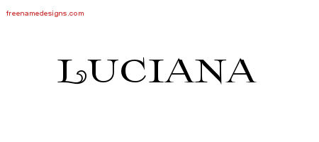 luciana Archives - Free Name Designs