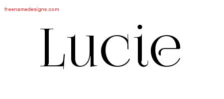 Vintage Name Tattoo Designs Lucie Free Download