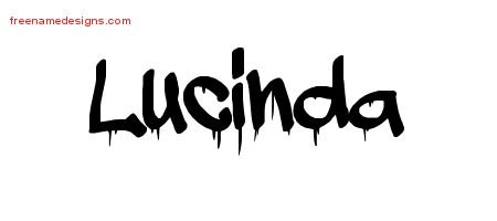 Graffiti Name Tattoo Designs Lucinda Free Lettering