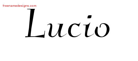 Elegant Name Tattoo Designs Lucio Download Free
