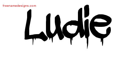 Graffiti Name Tattoo Designs Ludie Free Lettering