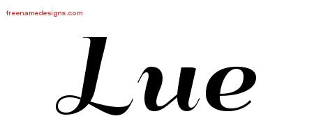 Art Deco Name Tattoo Designs Lue Printable