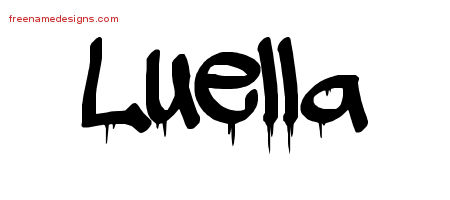 Graffiti Name Tattoo Designs Luella Free Lettering