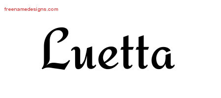 Calligraphic Stylish Name Tattoo Designs Luetta Download Free
