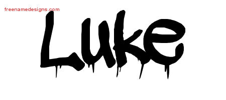 Graffiti Name Tattoo Designs Luke Free