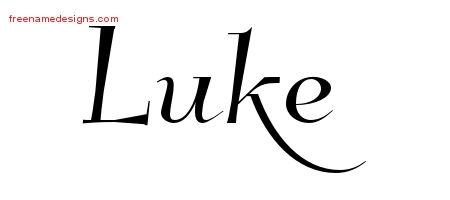 Elegant Name Tattoo Designs Luke Download Free